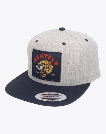 Kšiltovka Meatfly Flanker Snapback, Grey Heather/Black