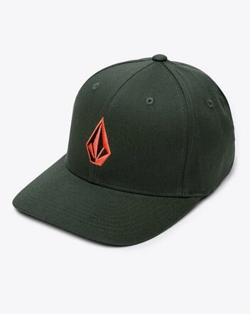 Kšiltovka Volcom Full Stone Flexfit Hat, Dark Forest