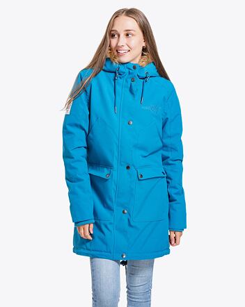 Dámská parka Meatfly Amber, Teal Blue