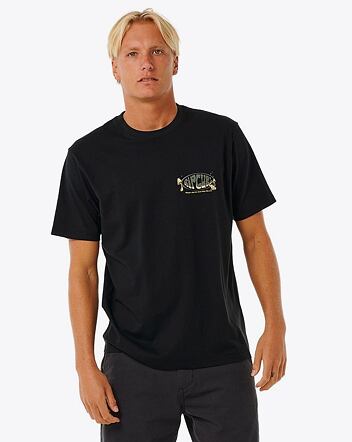 Pánské tričko Rip Curl Mason Pipeliner, Black