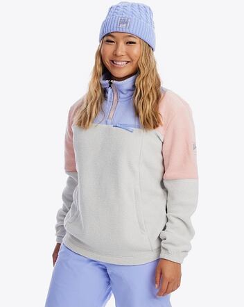 Dámská mikina Roxy Chloe Kim, Heather Grey