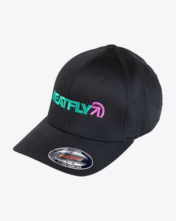 Kšiltovka Meatfly Zedd Flexfit, Turquoise / Black