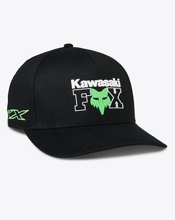 Kšiltovka Fox X Kawi Flexfit, Black