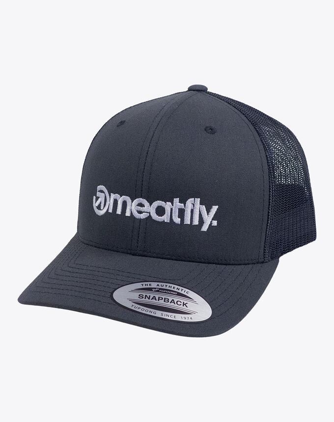 Kšiltovka Meatfly MF Logo Trucker, Dark Grey