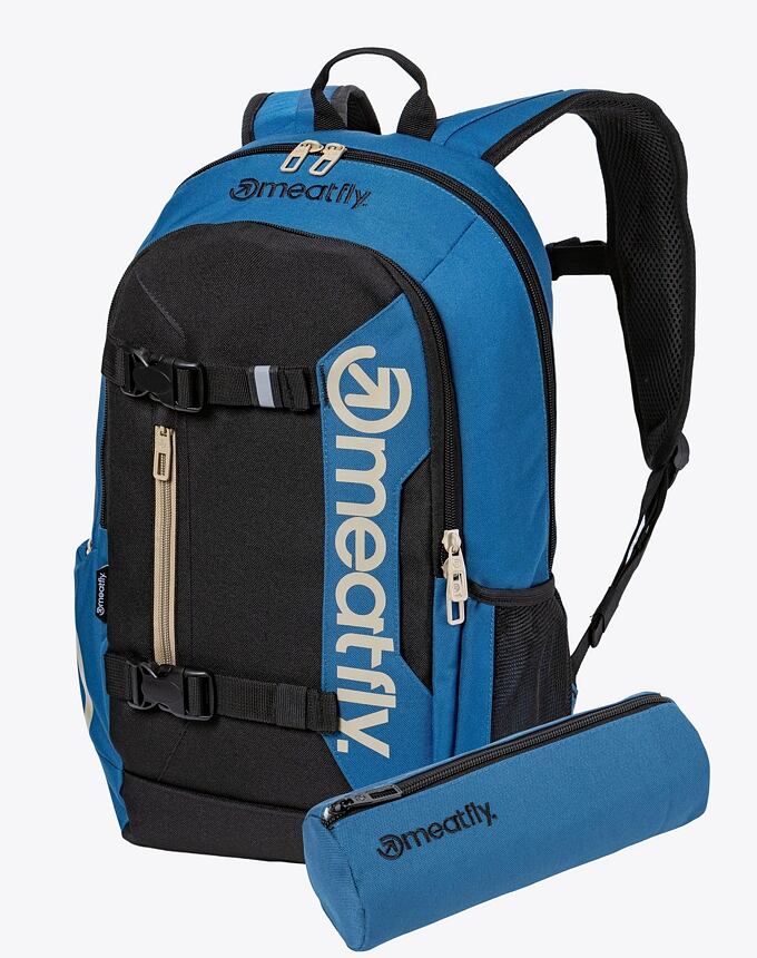 Batoh Meatfly Basejumper, Slate Blue / Black, 22 L