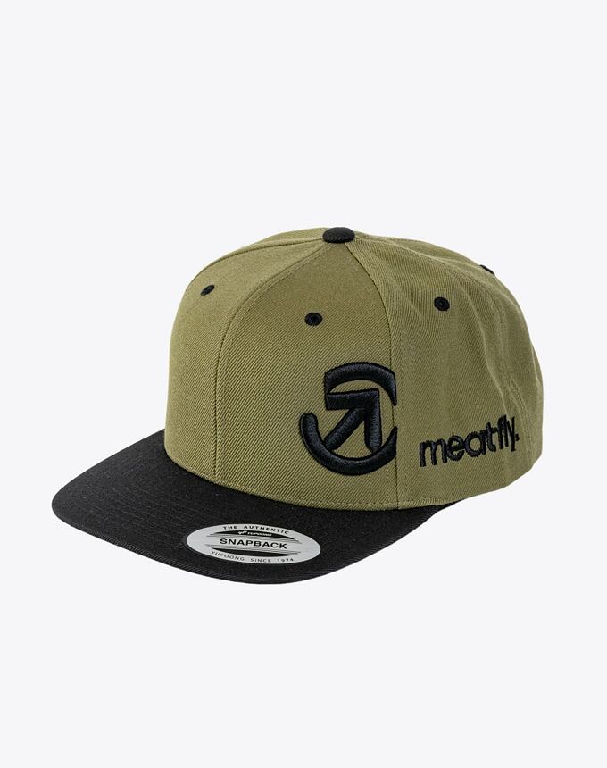 Kšiltovka Meatfly Jacob Snapback, Olive