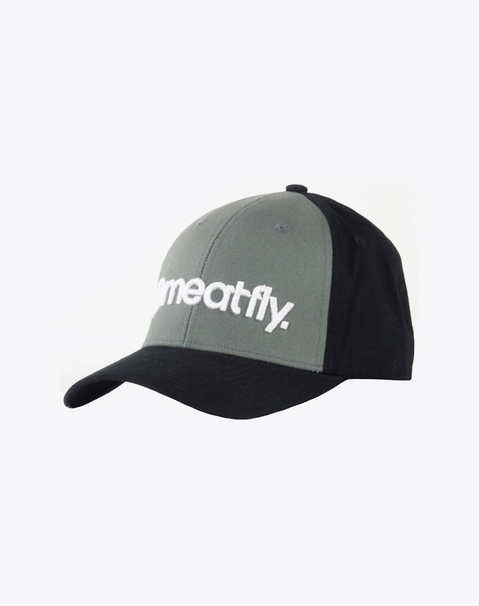 Kšiltovka Meatfly Trademark Flexfit, B - Gray