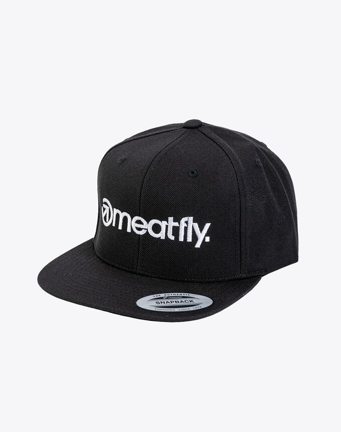 Kšiltovka Meatfly Rens Snapback, Black