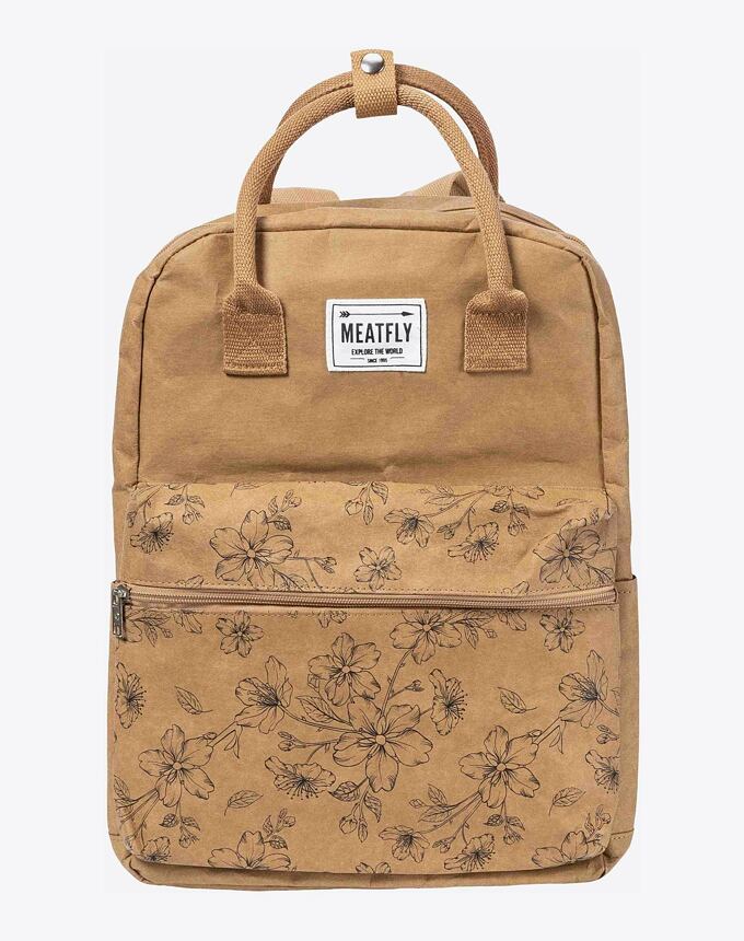 Papírový batoh Meatfly Cheery, Blossom Brown, 18 L