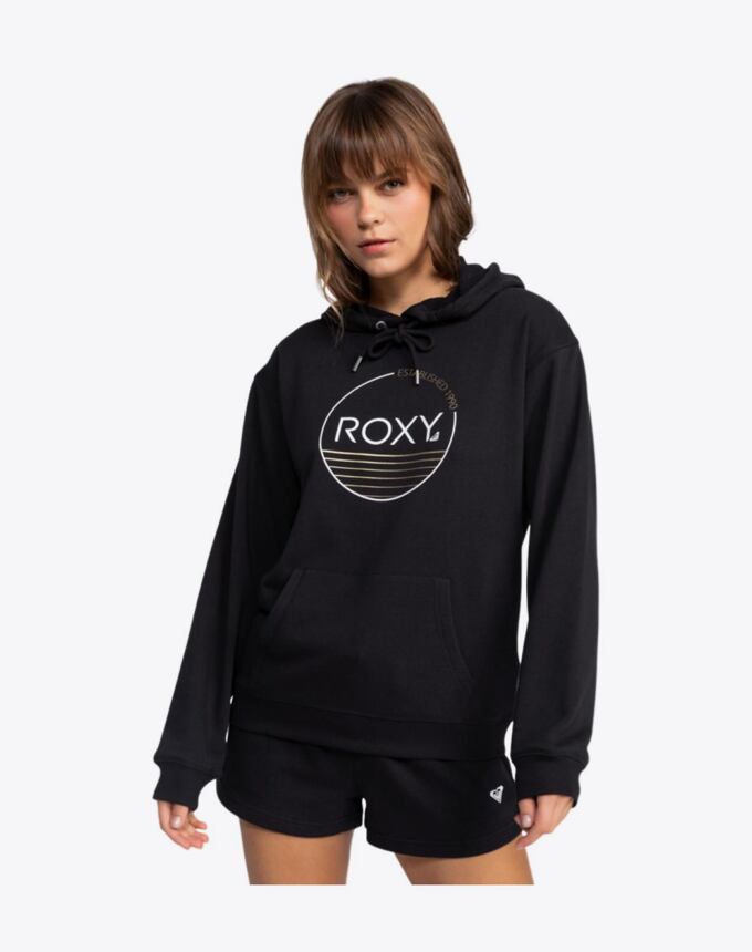 Dámská mikina Roxy Surf Stoked Hoodie Terry, Anthracite