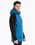 Pánská softshell bunda Meatfly Jax, Ocean Blue/Black