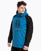 Pánská softshell bunda Meatfly Jax, Ocean Blue/Black