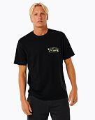 Pánské tričko Rip Curl Mason Pipeliner, Black