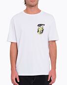 Pánské tričko Volcom Santi Stoned Bsc Sst, White