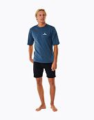 Pánské technické tričko Rip Curl Stack Upf S/S, Navy Marle