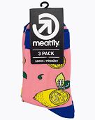 Ponožky Meatfly Lexy Triple Pack, Fruit