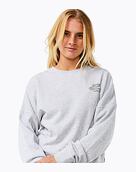 Dámská mikina Rip Curl Rolling Curl Drop Shoulder Crew, Grey Marle