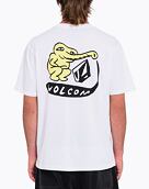 Pánské tričko Volcom Santi Stoned Bsc Sst, White