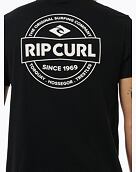 Pánské tričko Rip Curl Staple, Black